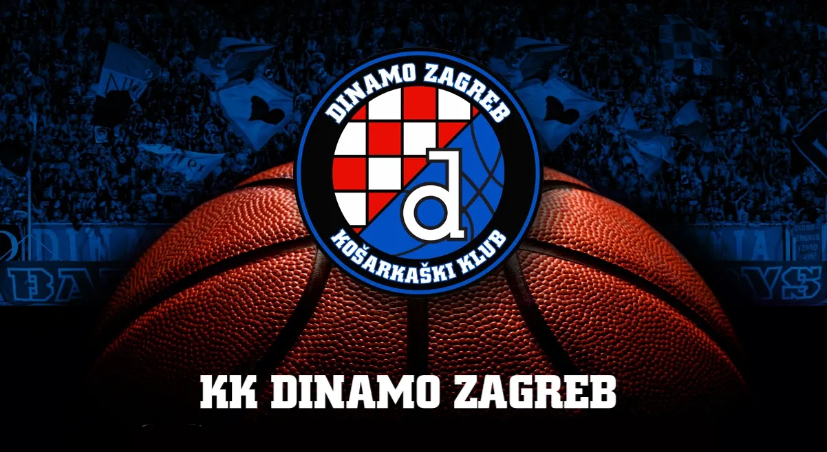 Homepage of the KK Dinamo Zagreb website featuring players and blog highlights