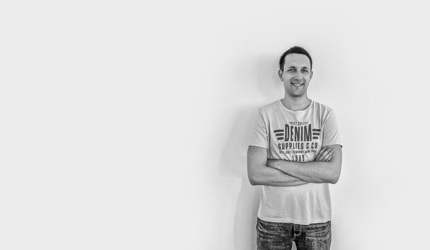 A portrait of Ivan Skorupan in his home office.