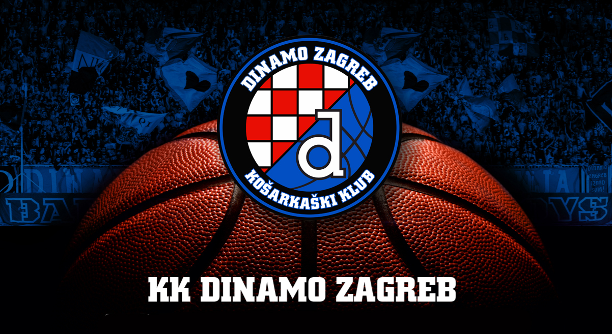 Homepage of the KK Dinamo Zagreb website featuring players and blog highlights